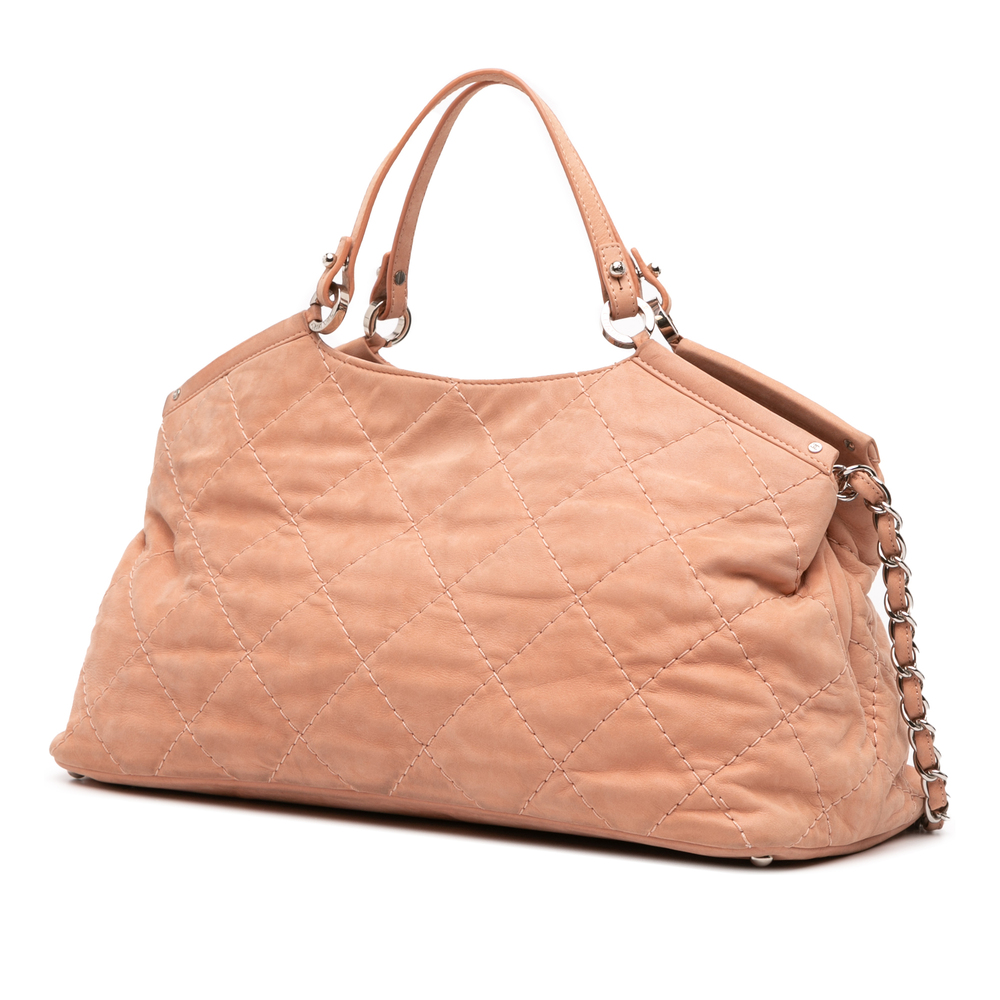 Pre-Loved Chanel Small Iridescent Calfskin Sea Hit Tote - Picture 2 of 10